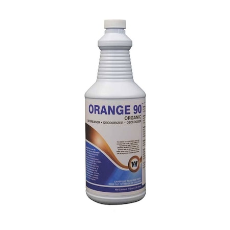 Warsaw Chemical Orange 90 Degreaser, Citrus Scent, 1-Quart, 12PK 60871-0000012